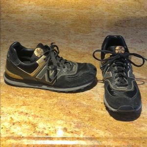 Men’s New Balance black/gold 574